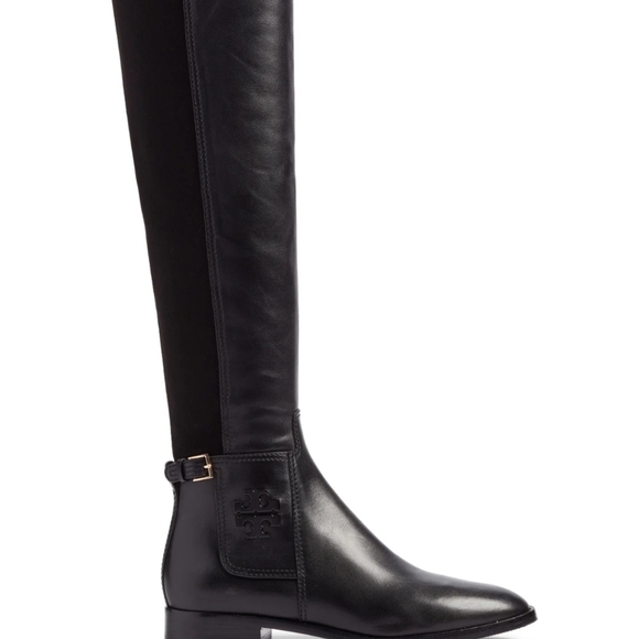 Tory Burch Shoes - Prelove Tory Burch Wyatt over the Knee Boot in Black Size 9M